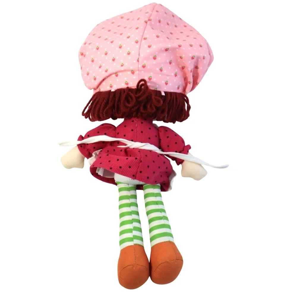 Strawberry Shortcake Rag Doll Basic Fun Plush Pink Hat Polka Dot Dress 2021